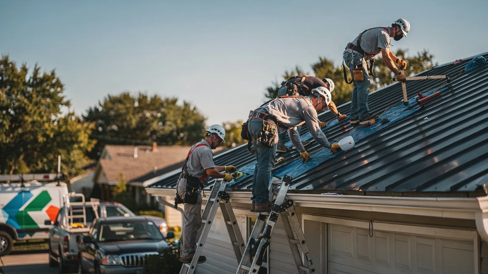 Metal Roof Installation in New Burnside, IL near me